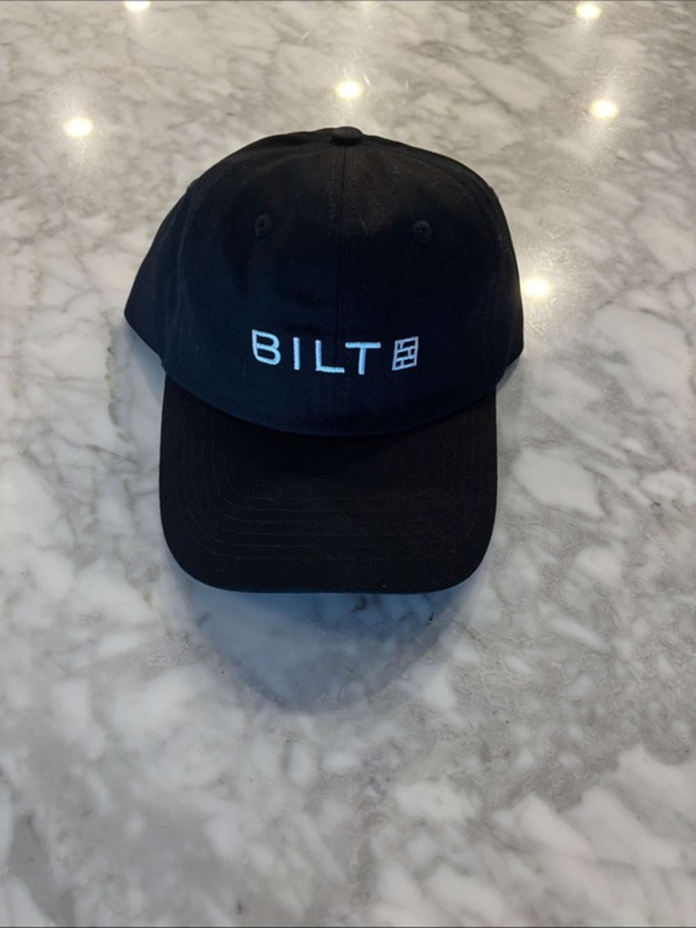 BILT Embroidered Logo Black Baseball Cap